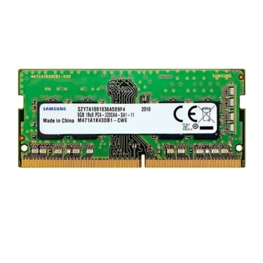 Imagem de Memória RAM Samsung 8GB DDR4 3200MHz SODIMM1.2V M471A1K43DB1