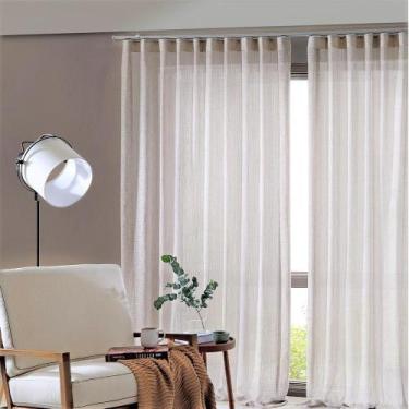 Imagem de Cortina Sala Quarto Inove Ancara Bella Janela 5,40m x 2,80m, OFF WHITE