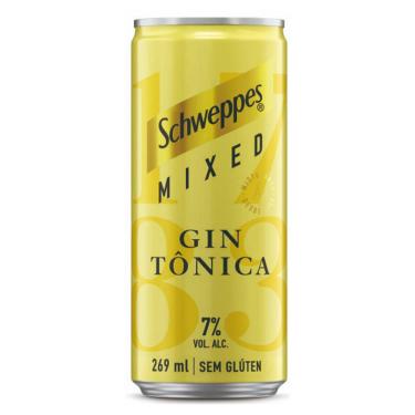 Imagem de SCHWEPPES MIXED GIN TONICA LATA 269ML