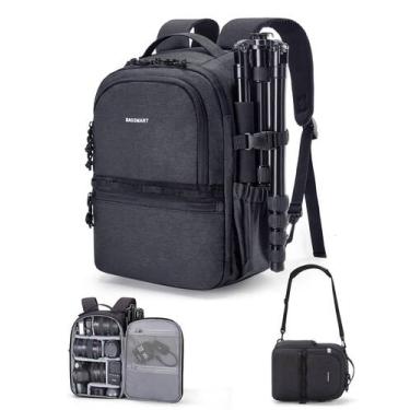 Imagem de Mochila de câmera BAGSMART para Sony Canon Nikon com iPad 12.9