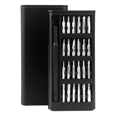 Imagem de Conjunto de chaves de fenda de precisão 24 em 1 – Kit de ferramentas de reparo magnético pequeno para relógios, eletrônicos, telefones, consoles de jogos e tablets