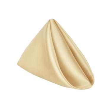 Imagem de Guardanapos de pano 30 x 30 cm, bordas com bainha de poliéster, laváveis e reutilizáveis, ideais para festas, casamentos e jantares XCJ01