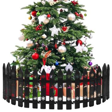 Imagem de Cerca de árvore de Natal, 36 peças, portão de árvore de Natal interno e externo para festa de Natal, animais de estimação, jardim, casa, cercas, decoração de festa