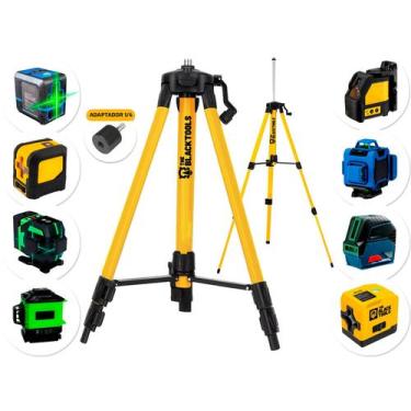 Imagem de Tripé Profissional Universal BTR120A Suporte 1,20m para Nível Laser Câ