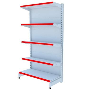 Imagem de Gondola Parede 196 Amapa Flex 60 Inicial Branco Fx Vermelho - Amapá