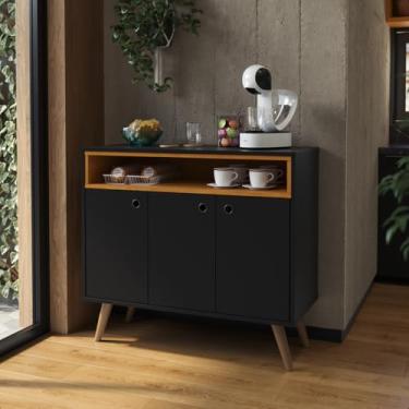 Imagem de Aparador Paris - JM3 Moveis (Preto/Nature)