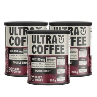 Imagem de 3x Ultra Coffee Plant Power Double Shot 220g
