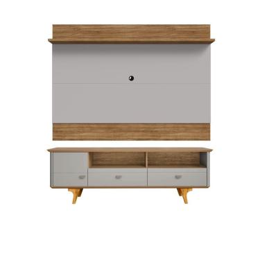 Imagem de Jogo Painel e Rack Dante Cinamomo Off White