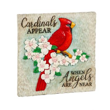 Imagem de Cardinals Appear When Angels are Near Stepping Stone - Memorial Gifts Decoração de jardim