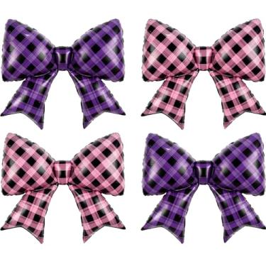 Imagem de Pink Black Purple Bow Balloons Kpop Balloons Monster Higgh Birthday Party Decorations Kpop Party Decorations Bad Two The Bone Birthday Decor Gothic Themed Supplies