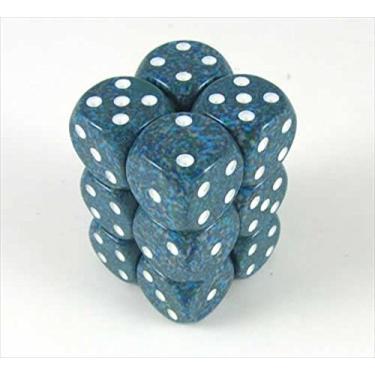 Imagem de Chessex Manufacturing 25716 Sea Speckled - 6 Sided 16 mm Dice Set of 12