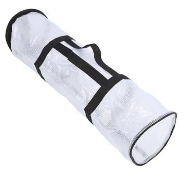 Imagem de ZJchao Saco de Armazenamento de Papel de Embrulho de Grande Capacidade, Organizador de Presente Transparente Dobrável à Prova de água Com Material de PVC Durável, para Presentes de (Branco Transparente)