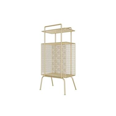 Imagem de RSLEE Estante de ferro forjado, estante de livros do chão ao teto, estante para sala de estar, quarto, hotel, estante de livros com armazenamento