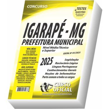 Imagem de Apostila Igarapé Mg - Médio, Técnico E Superior Parte Comum - Curso of