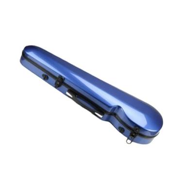 Imagem de Estojo De Violino Azul Estojo De Instrumento Tamanho 4/4 Forro De Pelúcia Estojo para instrumento de violino