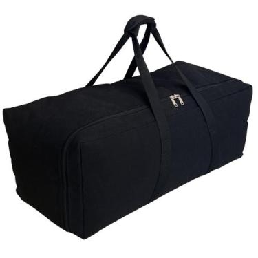 Imagem de Bolso de viaje grande de lona DoYiKe, resistente y extra grande