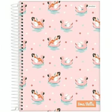 Imagem de Caderno Espiral Capa Dura Universitário Stella 15 Matérias 240 Folhas Jandaia Estampa 1