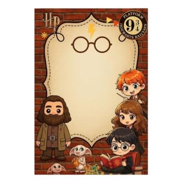 Imagem de Bloco de Anotações Harry, Tema Plataforma Hogwarts, A6 14,8 x 10,5 cm, 50 Folhas Destacáveis, Personagem