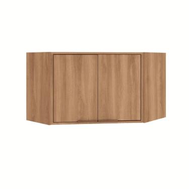 Imagem de Armario Aereo Canto Obliquo Thalita - 2 Portas 1 Prateleira - Moveis Sul