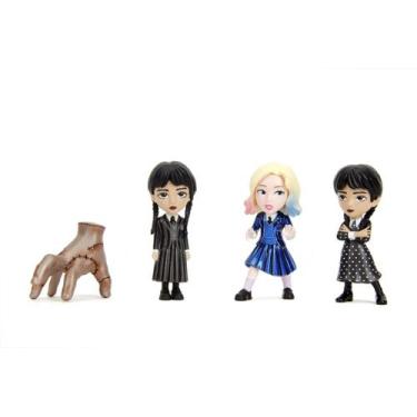 Imagem de 4 Bonecos Wandinha Addams - Metalfigs - Die-Cast - 2,5" (5,0 cm) - Jad