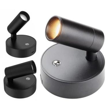 Imagem de Luminaria Arandela Mesa Parede 3 Tons Ajustaveis Touch Recarregavel Us