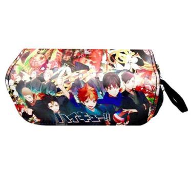 Imagem de Bolsa de lápis Haikyuus Hinata Shoyo Cartoon Anime Case - Yiweisai