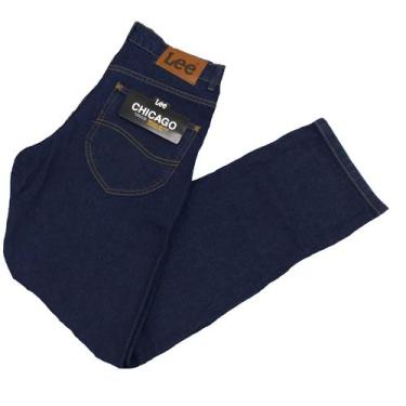 Imagem de Calça Lee Jeans Tradicional Masculina 12 Onça 100% Algodão., Azul escu