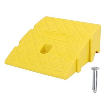 Imagem de SUNGOOYUE Rampa do Meio-fio, Rampa de Calçada Texturizada Antiderrapante de 13 Cm de Com Conexão de Fivela para Carros, Suvs, Motocicletas, Bicicletas Elétricas (yellow)