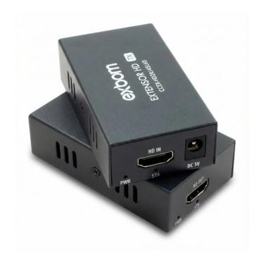 Imagem de Extensor HDMI via Cabo de Rede UTP - HDMI para RJ45 - Alcance de até 60 metros - Exbom AD0273EX