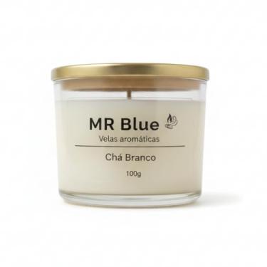 Imagem de Velas Aromáticas MR Blue - Chá branco 100g