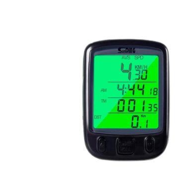 Imagem de Velocímetro Com Luz Noturna Bike Bicicleta Cor Preto Km