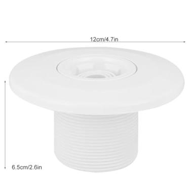 Imagem de Generic Bocal de Jato de Piscina de 2 Polegadas, Fácil de Instalar e Substituir, Retorno de Parede de Piscina, Lago de Peixes Ao Ar Livre para Centro de Spa, Banheira, Jardim, Spa,