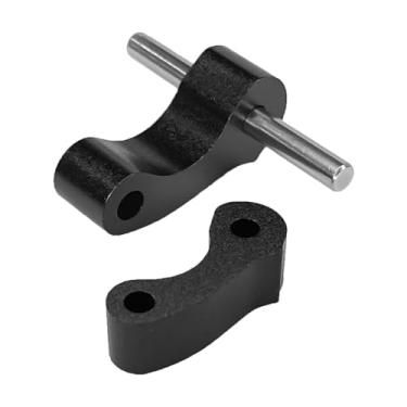 Imagem de SWQS 2 peças pivôs de dobradiça de trava de janela traseira, dobradiça de trava de janela de alumínio de substituição para Toyota - Primeira geração Tacoma Tundra Trimestre traseiro Windows 1995-2004