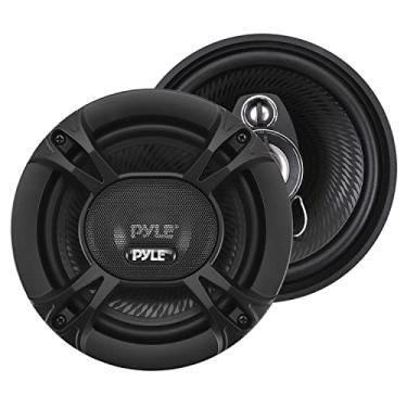 Imagem de Pyle Alto-falantes estéreos universais de 3 vias - 300 W 6,5 polegadas Triaxial Alto Pro Audio - Car Speaker universal OEM componente de substituição rápida - Preto