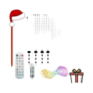 Imagem de Luzes De Cortina LED RGB 400-1600 Controle Inteligente Por Aplicativo 