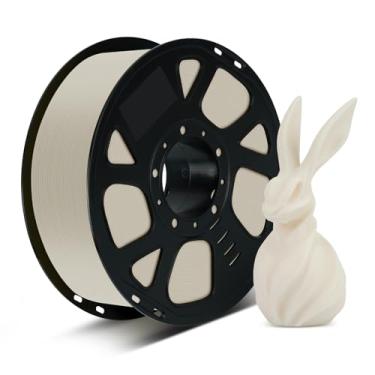 Imagem de Kingroon Filamento de impressora 3D PLA, precisão dimensional +/- 0,02 mm, carretel de 1 kg (1 kg), 1,75 mm (damasco claro)
