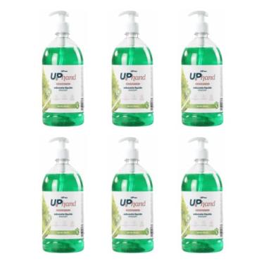 Imagem de Kit com 6 Sabonetes Líquidos Glicerinados Para Mãos 1L Erva Doce - Up Hand Essential