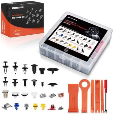 Imagem de A-Premium Kit de clipes de retenção de carro de 260 peças (25 tipos) compatível com Chevrolet Impala 2014-2020 pára-choque porta pára-choque pára-choque pára-choques conjunto de substituição de