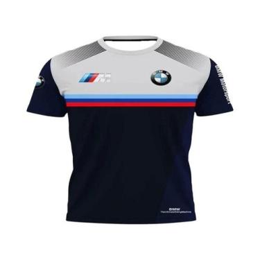 Imagem de Camiseta Masculina BMW De Verão Com Manga Curta, Estilo Esportivo Raci