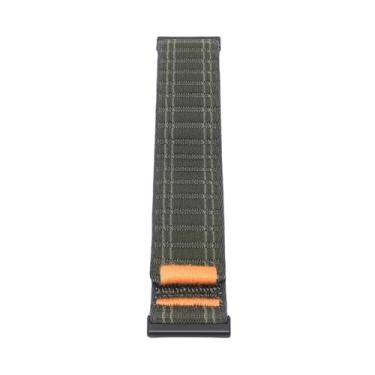 Imagem de Ymiko Coros Pulseira de Relógio 24mm, Pulseira de Nylon Leve e Macia Ajustável e Segura para Esportes Ao Ar Livre, Fitness, Caminhadas, Escalada (DO Verde)