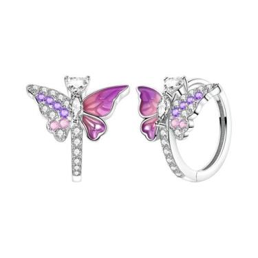 Imagem de Brinco original 925 prata esterlina cereja arco pendientes para mulher