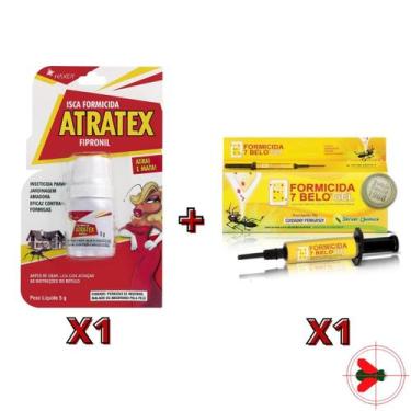 Imagem de Kit Casa Livre De Formigas Atratex 1 Un + Gel 7 Belo 1 Un