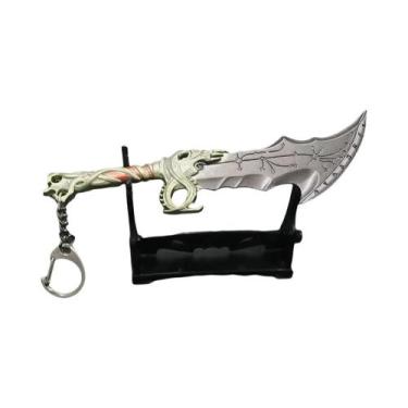 Imagem de Chaveiro God of War Ragnarok Kratos Ares Thor Mjolnir Machado Leviatha
