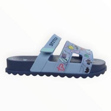 Imagem de Chinelo Infantil Grendene Kids Stich Slide Glam Menina-Feminino