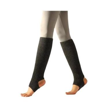 Imagem de Meias Longas De Lã Para Inverno Femininas, Aquecedores De Pernas Para 