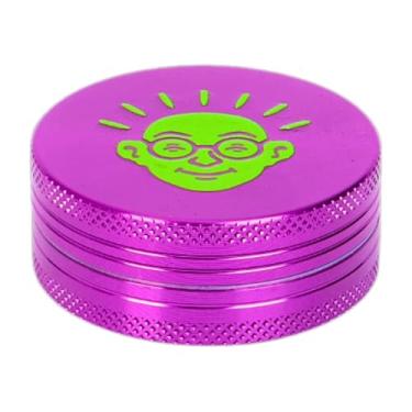 Imagem de Dichavador Bem Bolado 2 partes 5 cm Alumínio Roxo