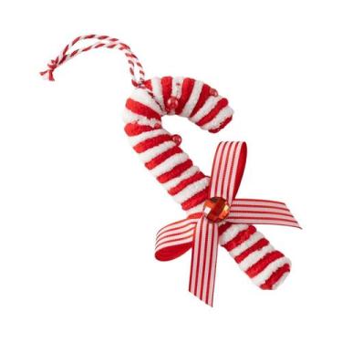 Imagem de Grandes Enfeites Rústicos De Bengala Doce De Hortelã Para Árvore De Na