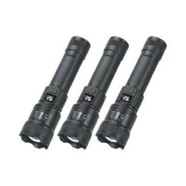 Imagem de Lanterna Tática LED Recarregável De Alta Potência 6.000.000LM Com Zoom