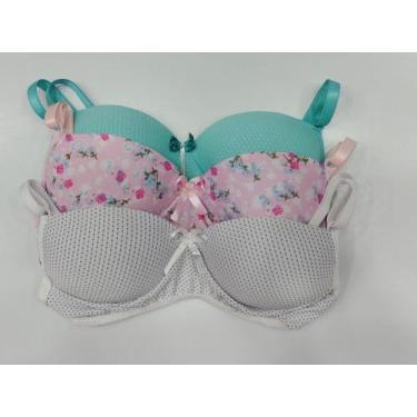 Imagem de KIT 4 Sutiã Sutien Menina Moça Com Bojo Juvenil - Accs, Sortidas, 10 