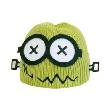 Imagem de Gorro De Inverno Feminino Quente E Confortável Com Estampa De Desenho 